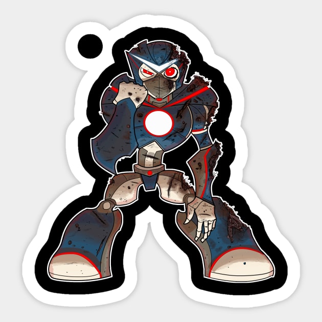 Go Robo Now Battle Damage Sticker by GoRoboNow